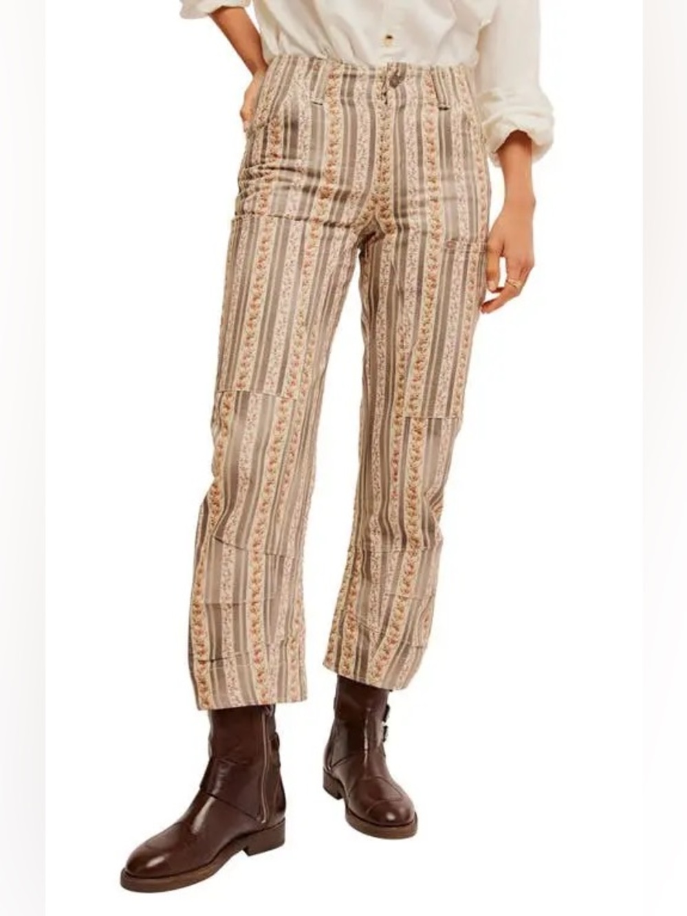 We the Free Cargo Supersonic Stripe Pants Size XS